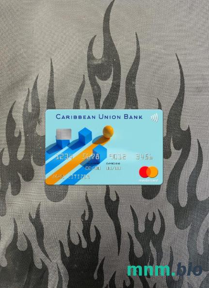 Antigua and Barbuda Caribbean Union bank wygląd zdjęcia mastercard skan PSD + zdjęcie